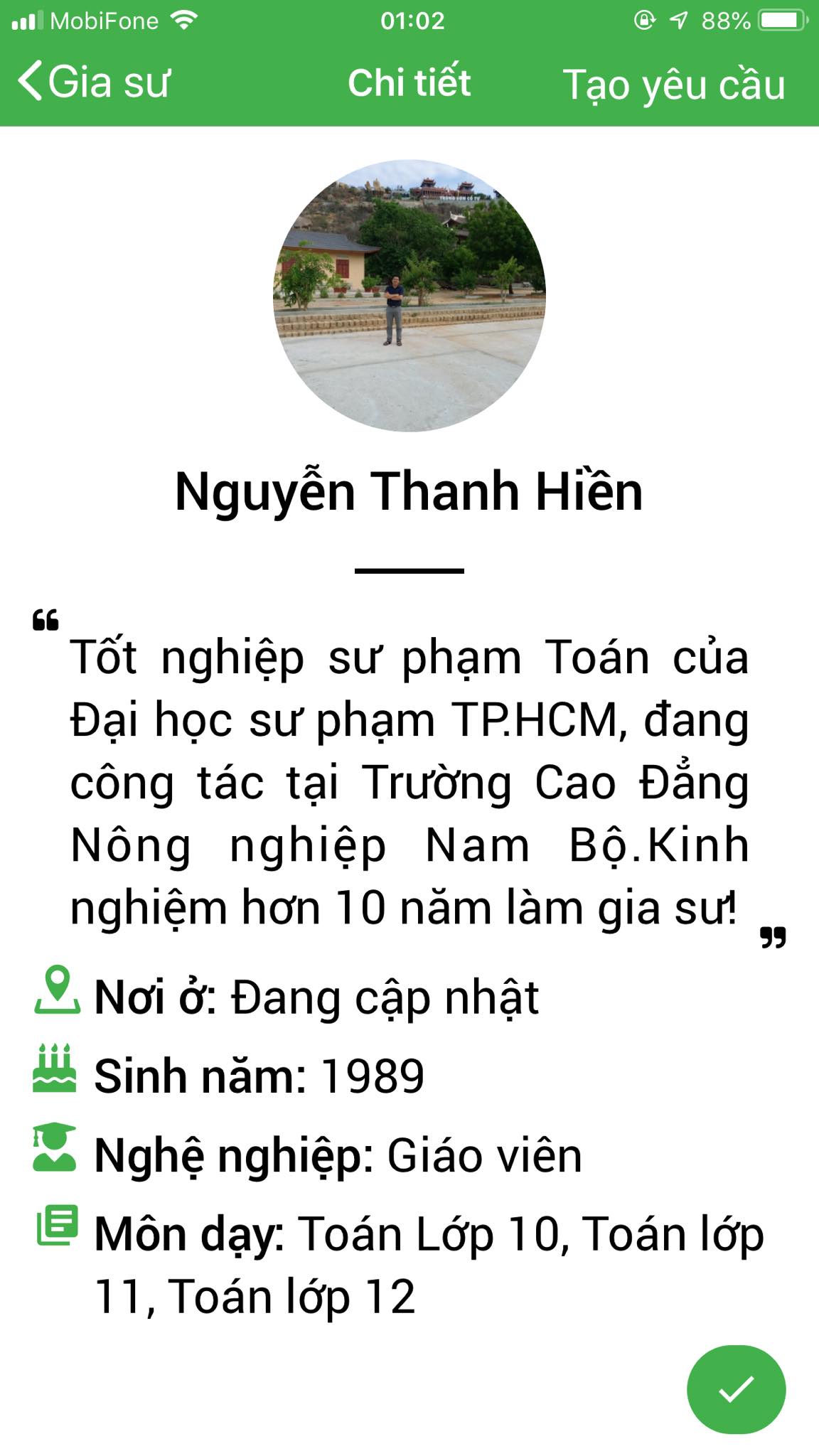 App Daykemtainha.vn Toán lớp 11